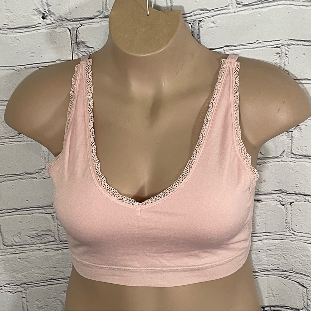 5/$45 SALE Women’s Light Pink Size 2X Unlined Wire-Free Bra